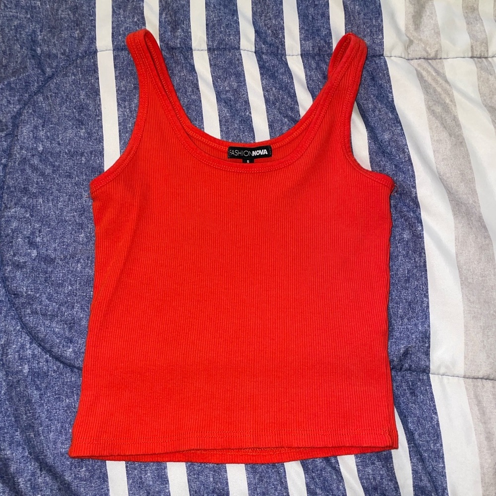 Fashion Nova Red Tank